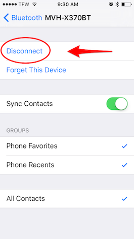 How to Disconnect Your iPhone from a Bluetooth Device