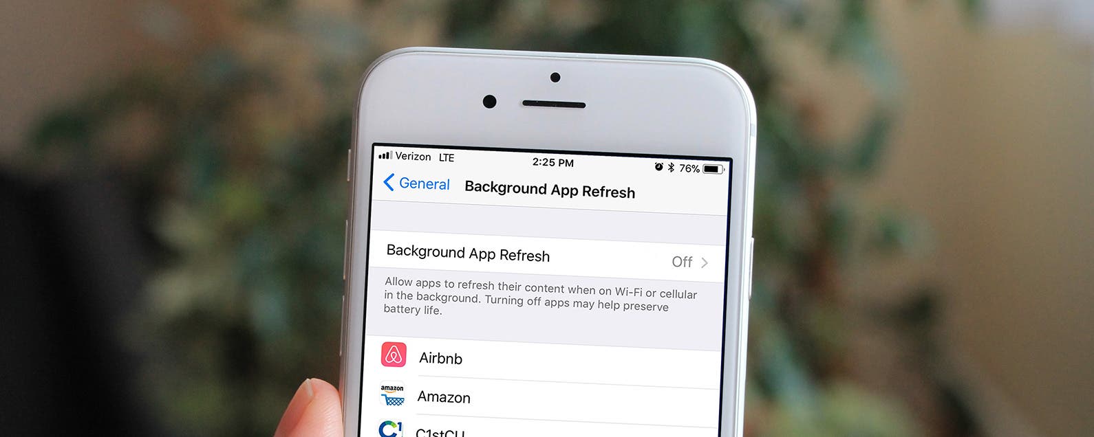 How to Set Background App Refresh to WiFi Only with iOS 11 ...
