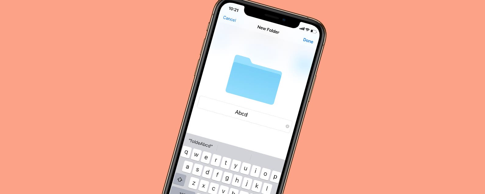 How To Create A New Folder In The Iphone Files App
