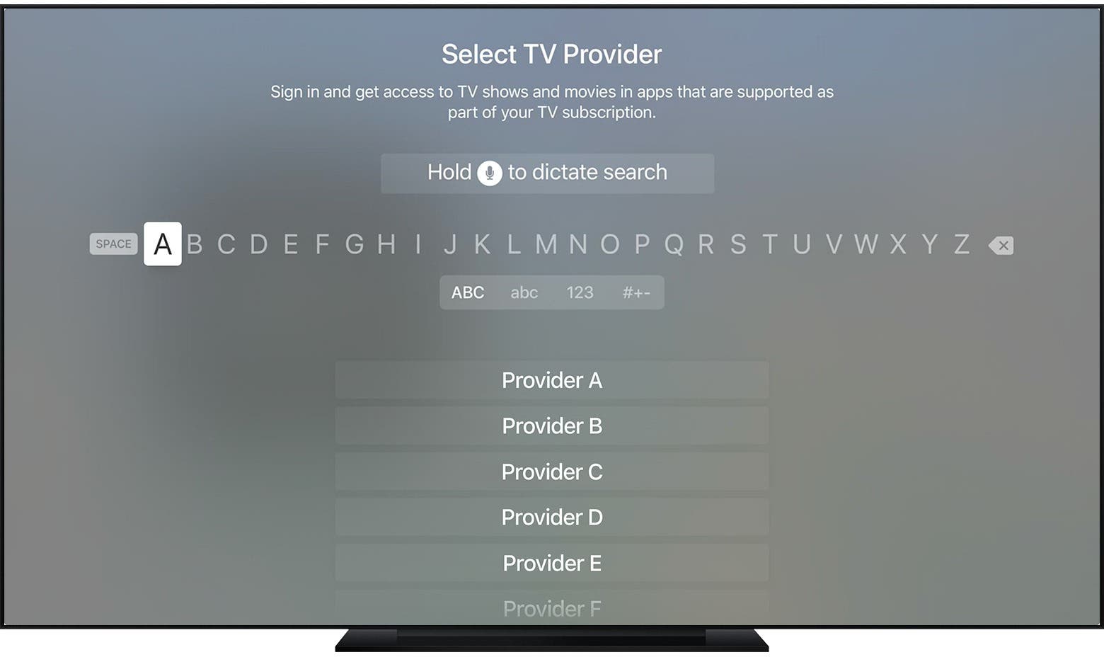 Apple Tv Directv Now Single Sign On