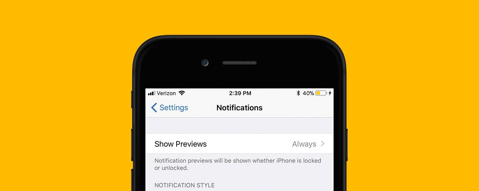 How to Disable Notification Previews for All Apps with iOS