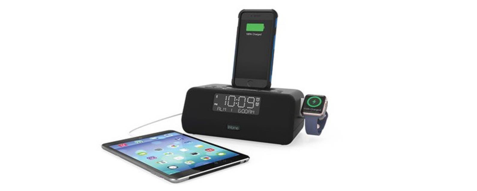 ihome-s-clock-radio-doubles-as-a-dual-iphone-and-apple-watch-charging