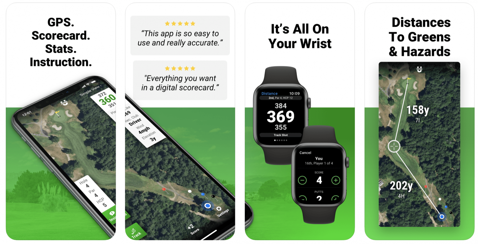 iwatch 4 golf app
