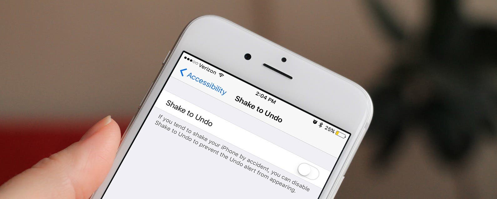 How to Turn Off Shake to Undo on iPhone