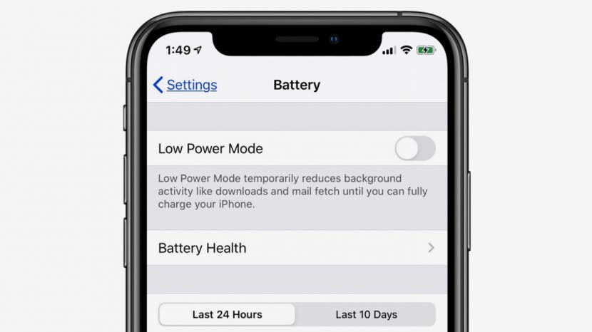 iphone 6 low battery mode