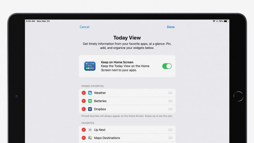 How to Add Widgets to the Home Screen on an iPad