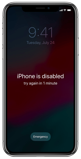 download iphone is disabled connect to itunes