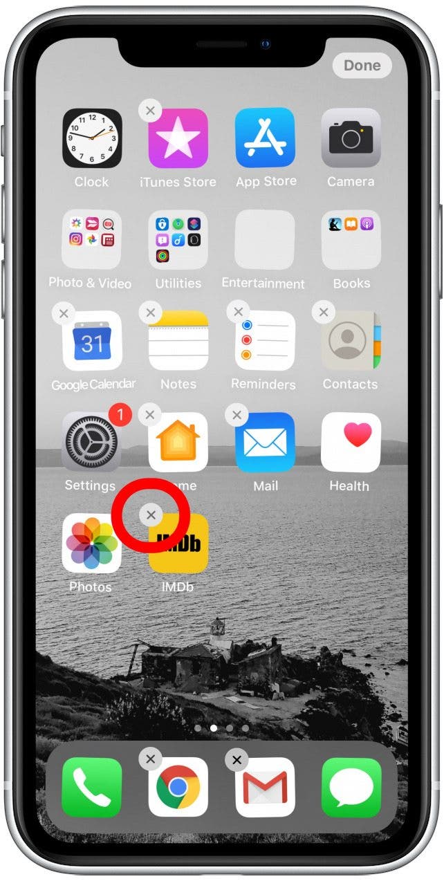 quick menu iphone