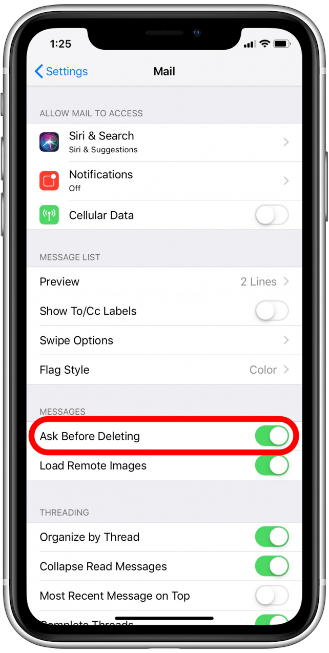 How to Avoid Accidentally Deleting Mail on Your iPhone | iPhoneLife.com