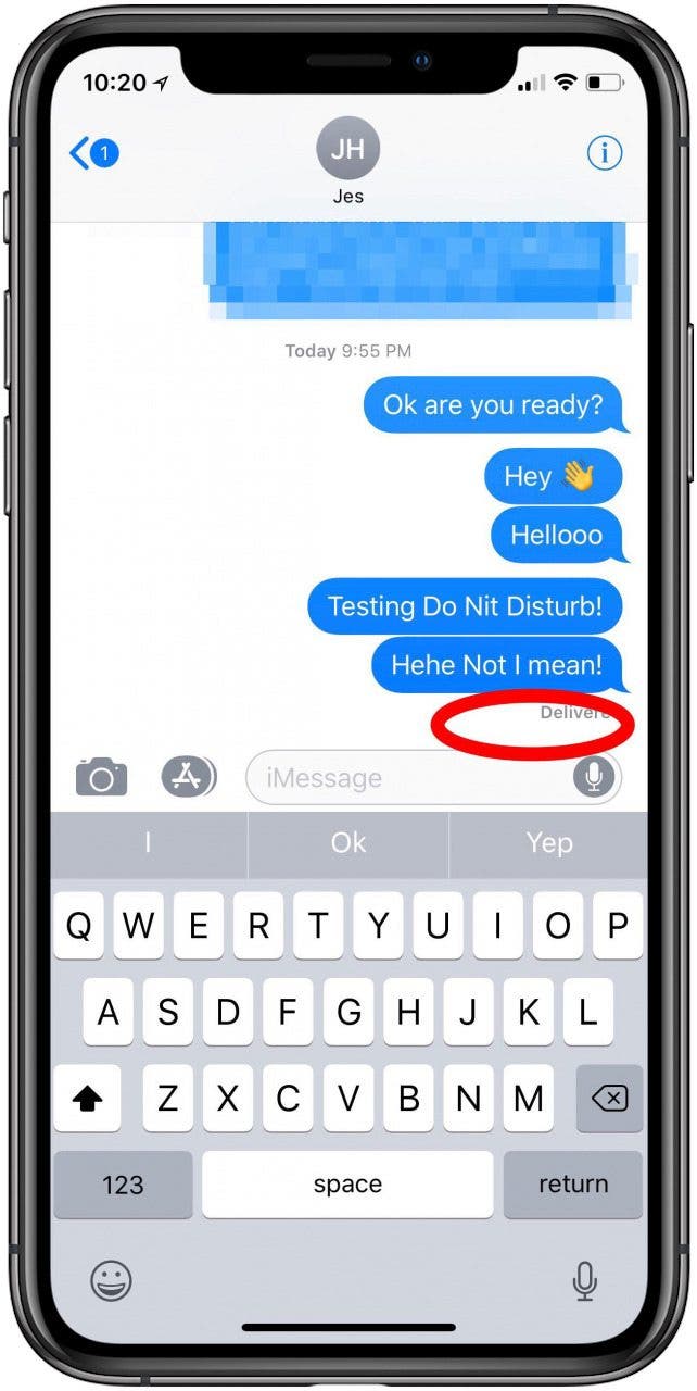 imessage block number