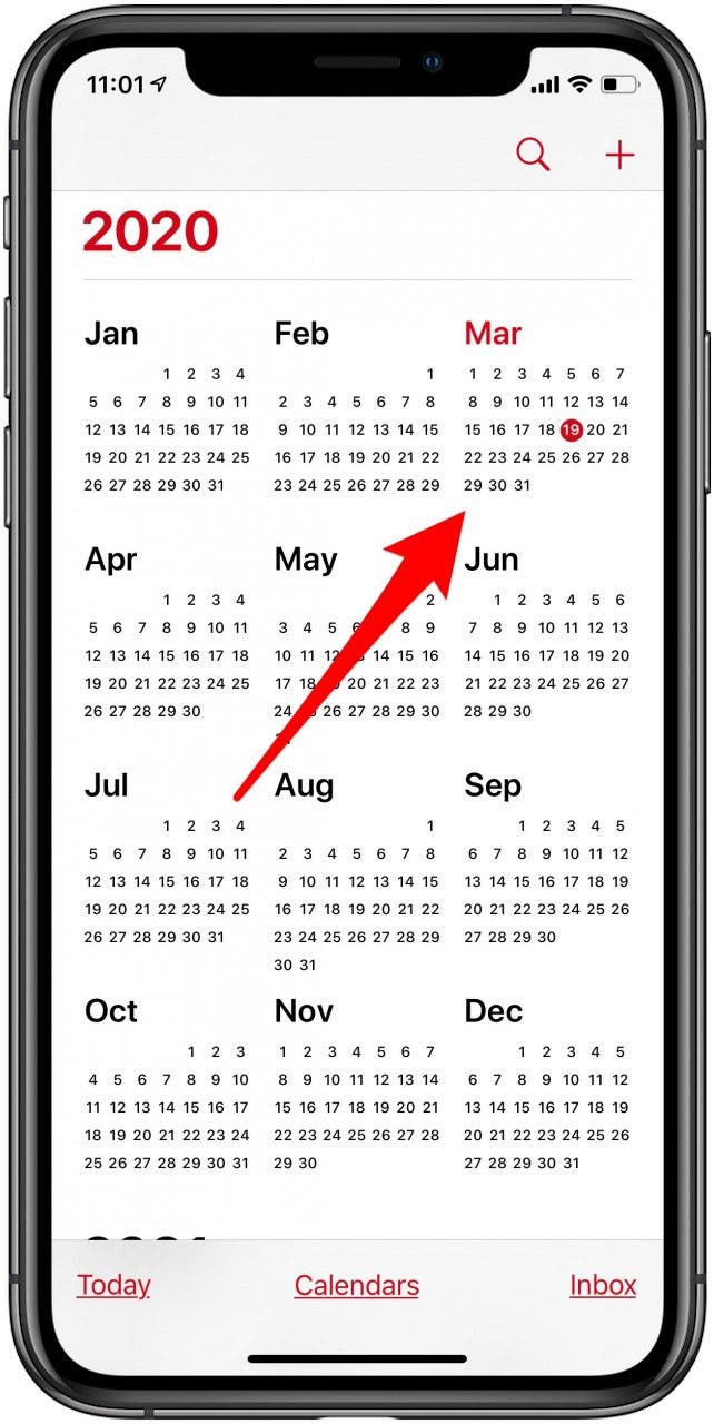 just calendar app