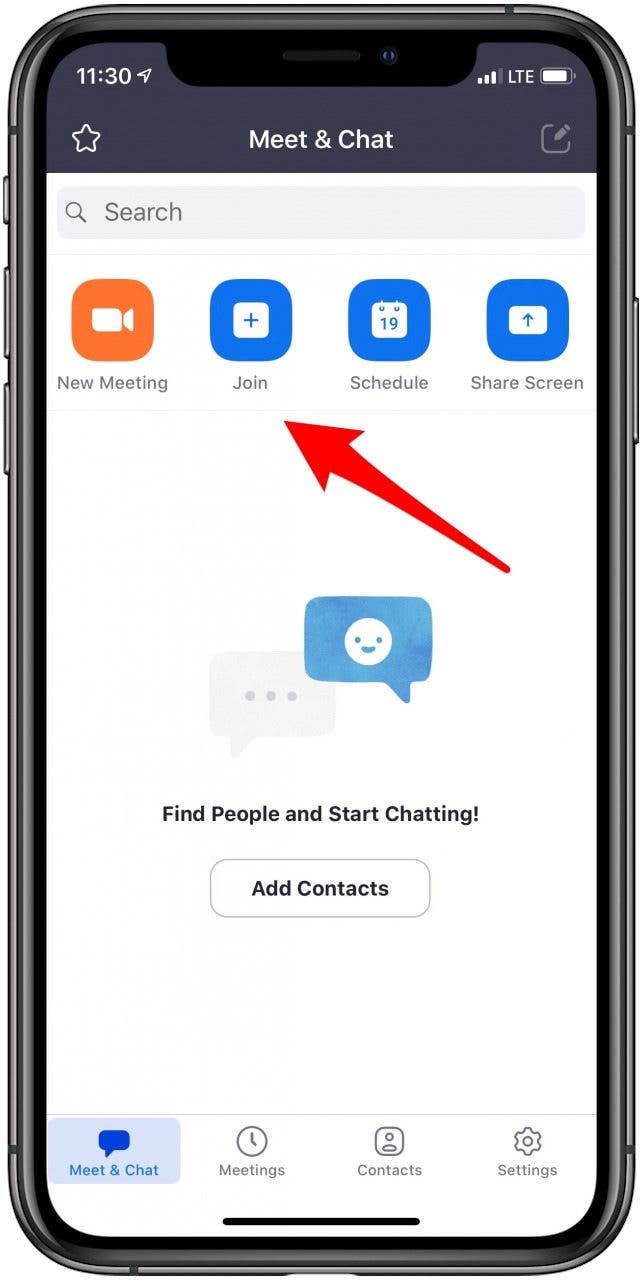 join a zoom meeting on iphone