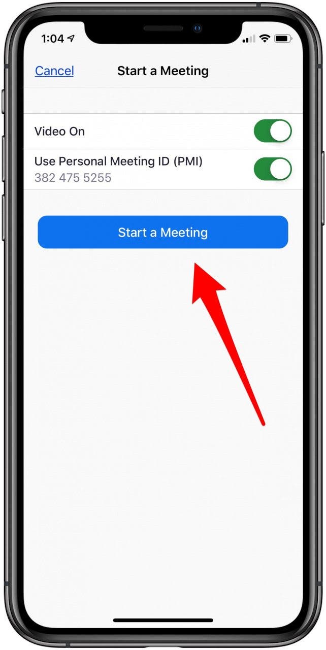 zoom app schedule meeting with personal id