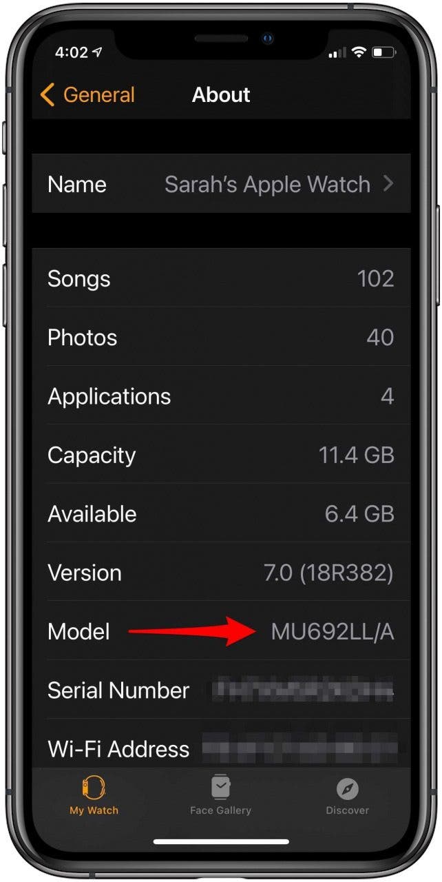 Which Series Or Model Is My Apple Watch 