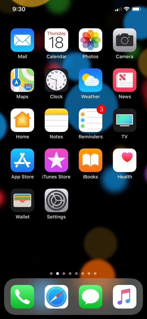 animated home screen iphone 8s