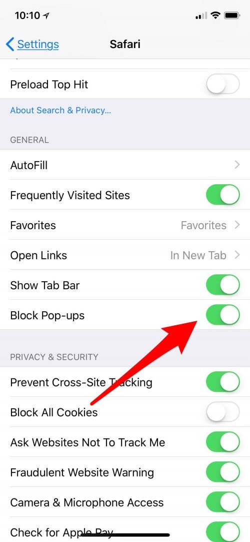 How to Block or Allow Popups on Safari on Your iPhone