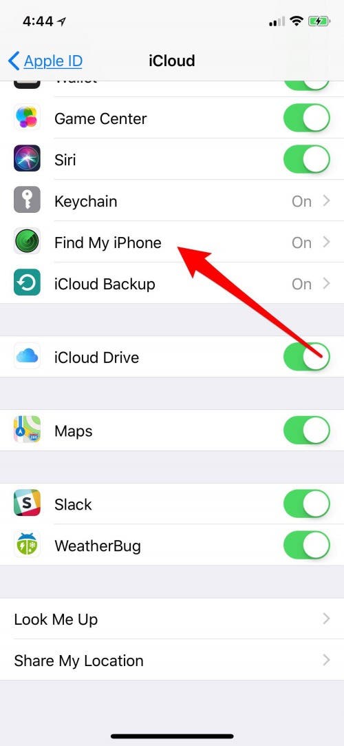 how do i locate my iphone from my mac