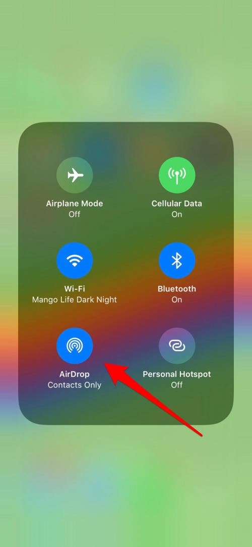 How to Turn on AirDrop & Receive AirDrop Files on iPhone