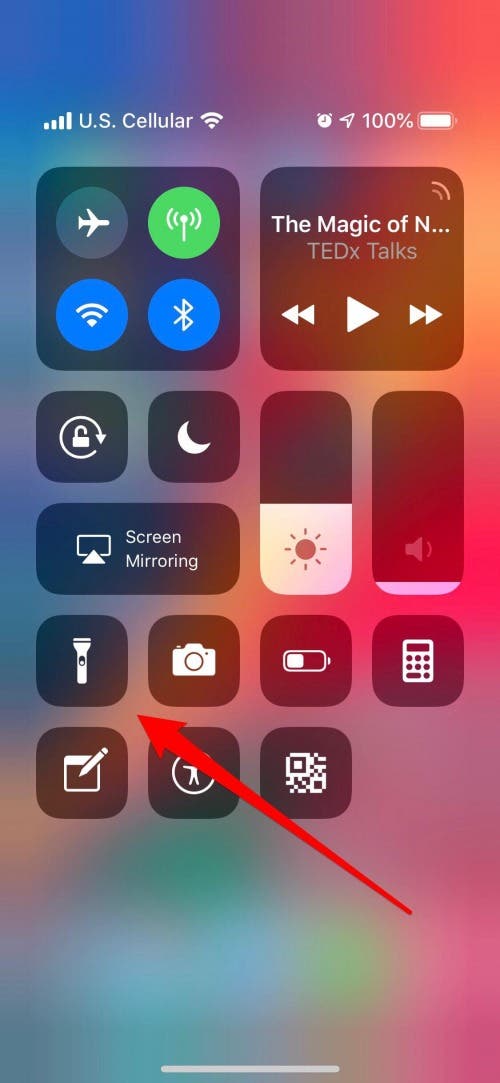 Can't Turn On Flashlight Iphone
