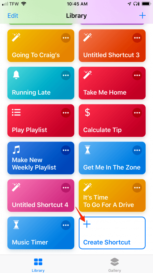 shortcuts app