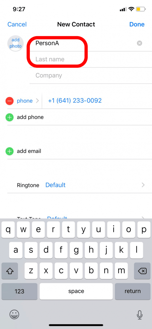 How to Add a Contact to the Contacts App on Your iPhone