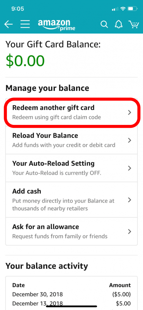 How to Redeem an Amazon Gift Card or Claim Code on Your