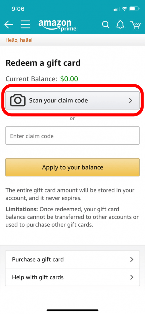 How to Redeem an Amazon Gift Card or Claim Code on Your ...