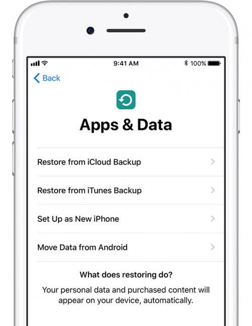 app to share data between iphone and android