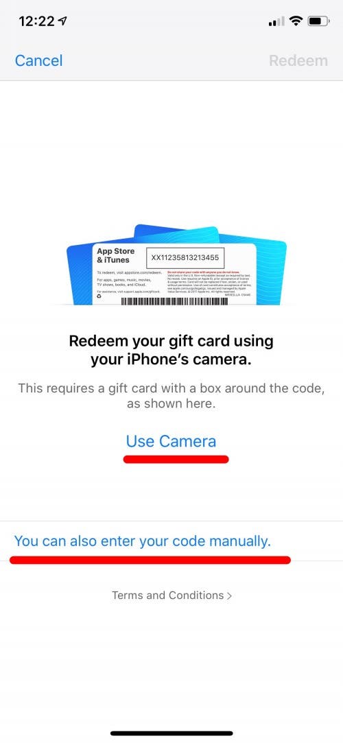How To Redeem Itunes Gift Cards Check The Itunes Card Balance On Your Iphone