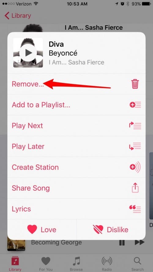 How to Remove Music from iPhone, iTunes, and iCloud ...