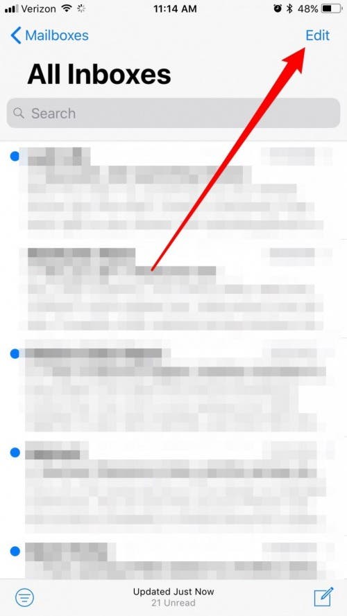 How to Quickly Mark All Emails as Read on iPhone ...