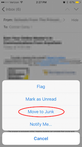 How To Move Mail To Junk On Your Iphone