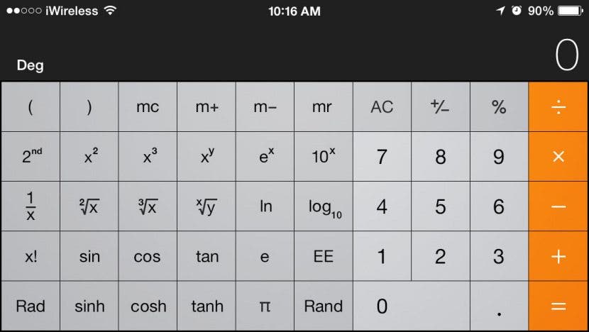 using a scientific calculator