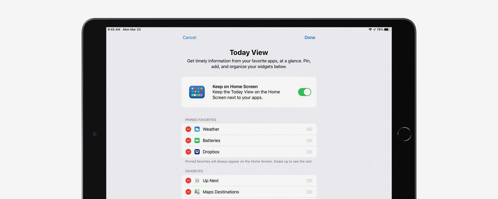 How to Add Widgets to the Home Screen on an iPad